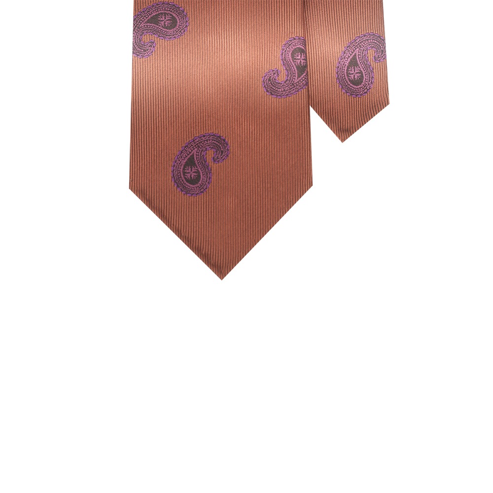 BELLATOR TIE _ Paisley Pattern Tie | Bronze, Purple