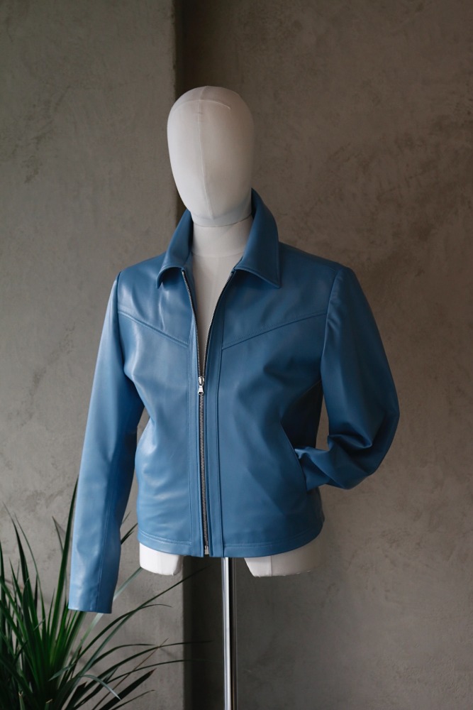 SHUIT One-way Trucker Leather jacket.